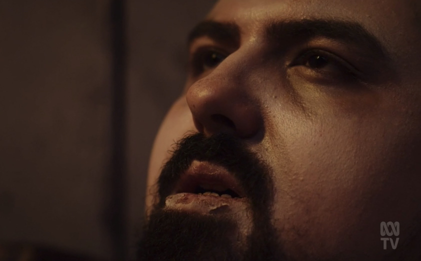 Music video portrait — dramatic low-light beauty